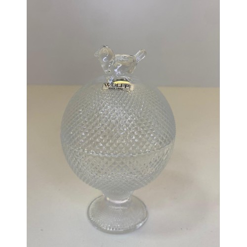 Mini Potiche de Cristal Bird Mini Potiche de Cristal Bird